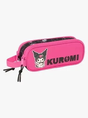 Hello Kitty Kuromi Dobbeltpennal, Rosa/svart