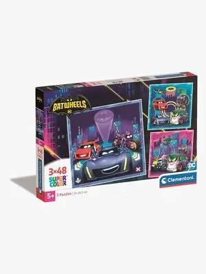 Clementoni Batwheels Puslespill 3x48