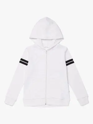 Luca & Lola Marzia Hoodie, White/Stripes