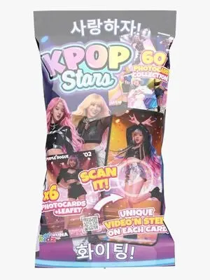 K-POP STARS Samlekort 6-pakk Blandet