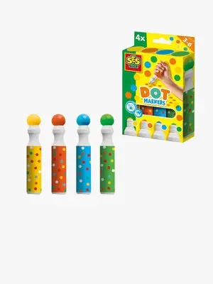 SES Creative Punktmarkeringspenner XXL 4-Pakk