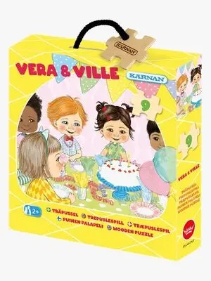 Egmont Kärnan Trepuslespill Vera & Ville 9 Brikker