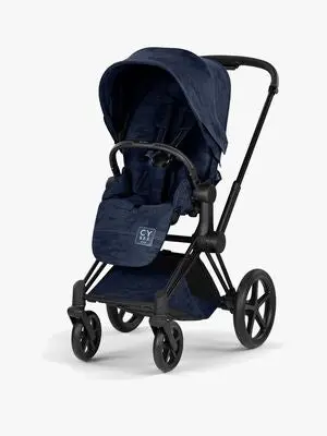 Cybex PRIAM Sportsvogn, Rebellious Luxury Denim/Navy Blue