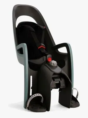 Hamax CARESS Sykkelsete med Adapter, Green/Black