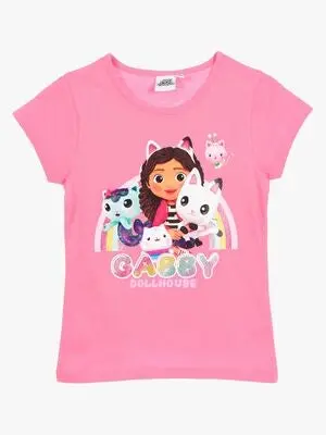 Gabby's Dollhouse T-skjorte, Rosa