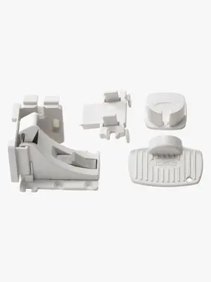 BabyDan Magnetlås Skap 2-Pakk, White