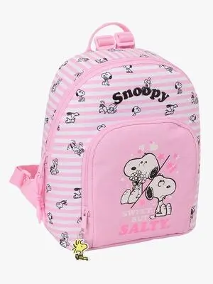 Snoopy Mini Ryggsekk 10L, Rosa