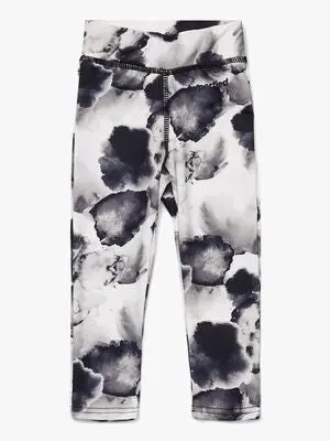 Hyperfied Tights, Black/Grey Watercolor