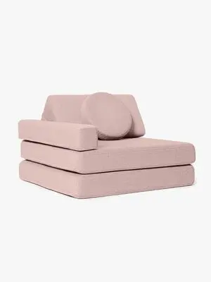 Shappy Play Byggbar Lenestol 80x80 cm, Soft Pink