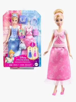 Disney Princess 2-i-1 Dukke Askepott