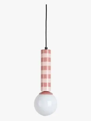 PresentTime Rayado Taklampe, Rose Tan/Soft Pink