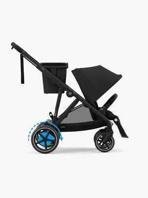 Cybex e-GAZELLE S Sportsvogn, Moon Black/Black