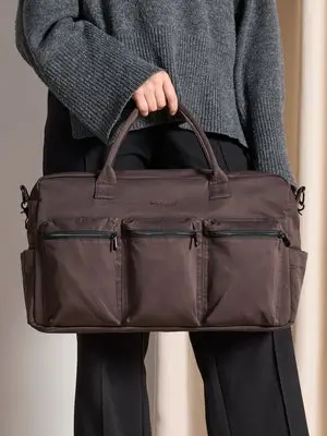 Beemoo Pro Double Stelleveske, Espresso Brown