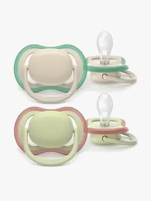 Philips Avent Ultra Air-smokk 6-18 m, 2-pakning, beige/lysegrønn