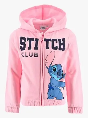 Disney Stitch Zip Hettehåndkle, Rosa