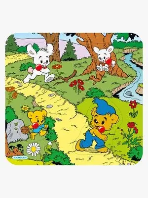Egmont Kärnan Bamse Knottepuslespill Bamse i Skogen 4 Brikker
