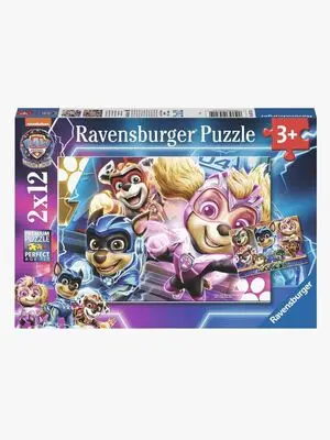 Ravensburger Paw Patrol The Mighty Movie Puslespill 2x12 Brikker