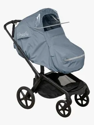 Tinkafu Regntrekk med Skjerm, Fog Blue