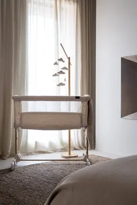 Quax Bedside Crib, Cream