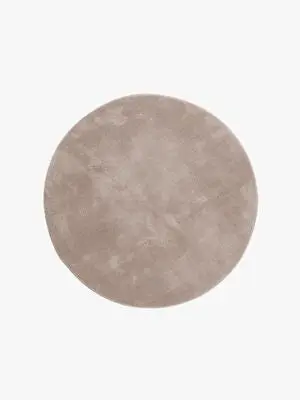 KMCarpets Gulvteppe Rund 120, Soft Greige