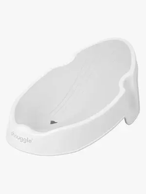 Shnuggle Badestøtte Newborn, White/Grey