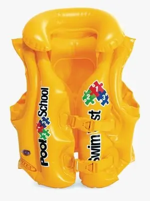 Intex Pool School Deluxe Svømmevest, Gul