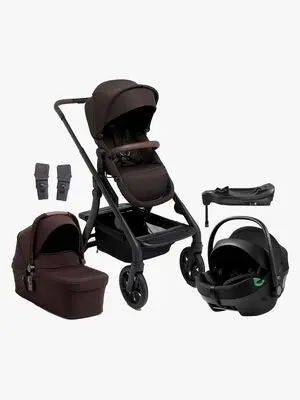 Beemoo Pro Max Duovogn & Axkid Gokid Babybilstol inkl. Base, Espresso Brown