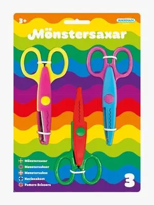 Egmont Kärnan Mønstersakser 3-Pakk