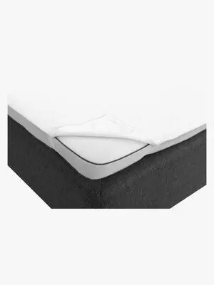 Borganäs of Sweden Laken Plastikbelagt Frotté 90 x 200 cm, Hvit