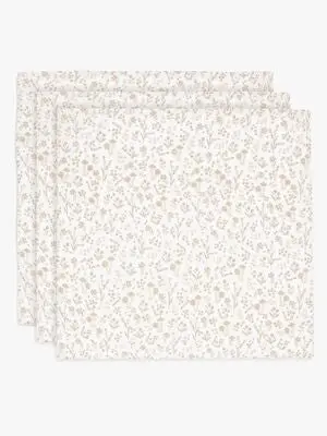 Jollein Musselinteppe 3-Pakk, Bloomy