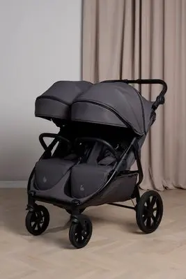 Beemoo BFF60 2 Søskenvogn, Fog Grey