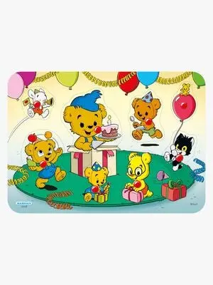Kärnan Bamse Knottepuslespill 8 Deler