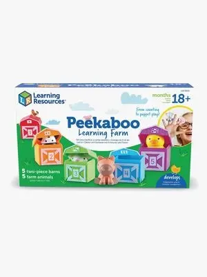 Learning Resources Peekaboo Pedagogisk Lekesett Bondegård