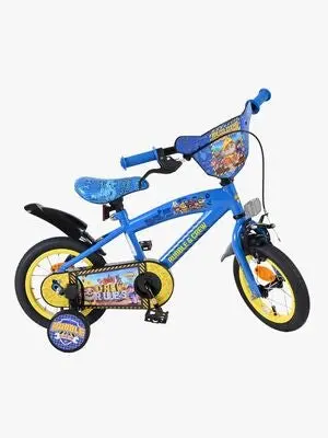 Paw Patrol Rubble & Crew Sykkel 12 Tommer, Blå