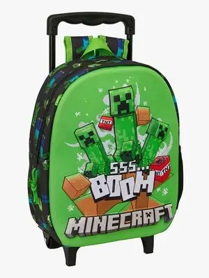 Minecraft 3D Trolley Ryggsekk 9L , Boom