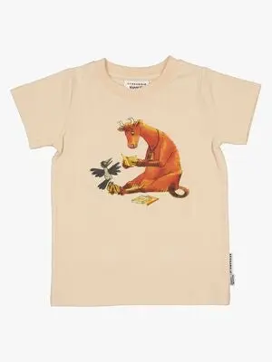 Geggamoja T-skjorte Mamma Mø, Beige