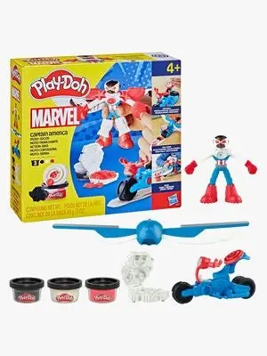 Play-Doh Captain America Lekesett Moto-Slicer