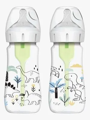 Dr. Brown's WideNeck Options+ Tåteflasker 270 ml 2-Pack, Hvit