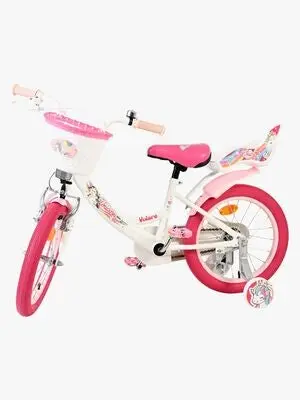 Volare Unicorn Sykkel 16 Tommer, Hvit
