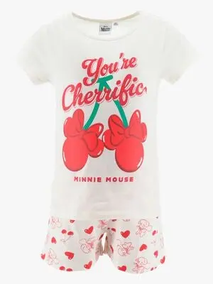 Disney Minni Mus Pysjamas, Hvit