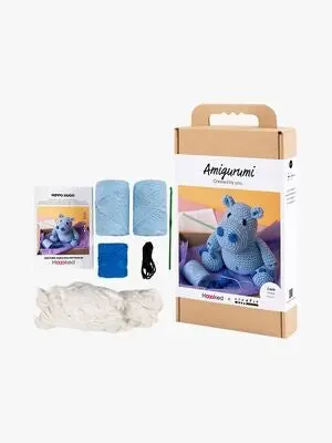 Creativ Company Heklesett Amigurumi Flodhest DIY