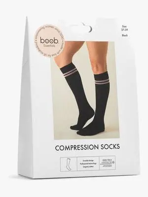 Boob Essentials Støttesokker, Svart