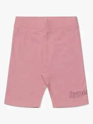 Hyperfied Jersey Logo Biker Shorts, Blush