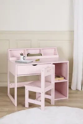 Alice & Fox FAY Skrivebord med Stol, Pink