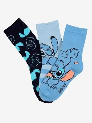 Disney Stitch Sokker 3-Pakk, Flerfarget