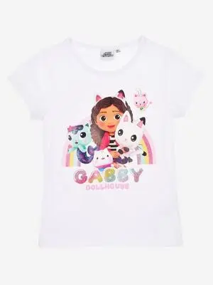Gabby's Dollhouse T-skjorte, Hvit