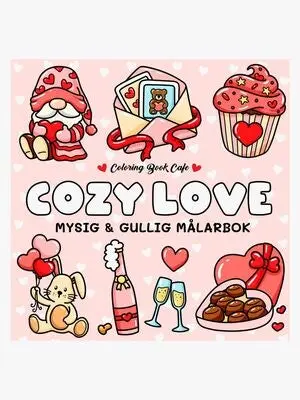 Legind A/S Cozy Love Fargeleggingsbok
