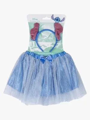 Stitch Skjørt & Diadem Kostyme
