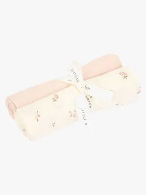 Little Dutch Fairy Blossom & Blossom Musselintepper 2-Pakk, Hvit
