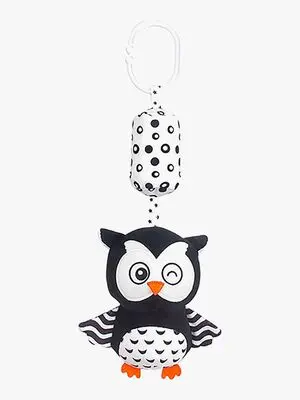 Hoogar Mr Owly Aktivitetsleke, Svart/Hvit